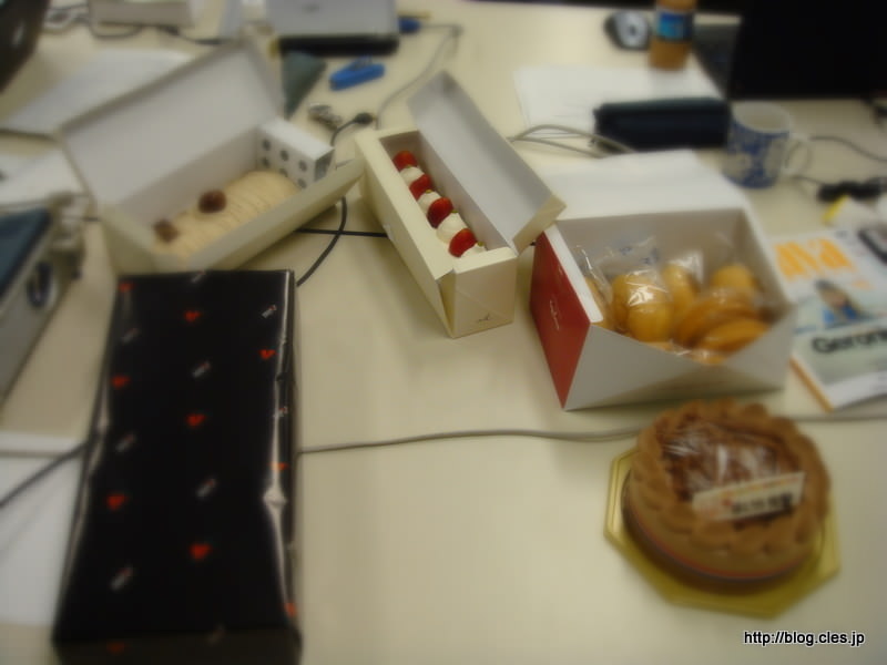 本日のケーキ