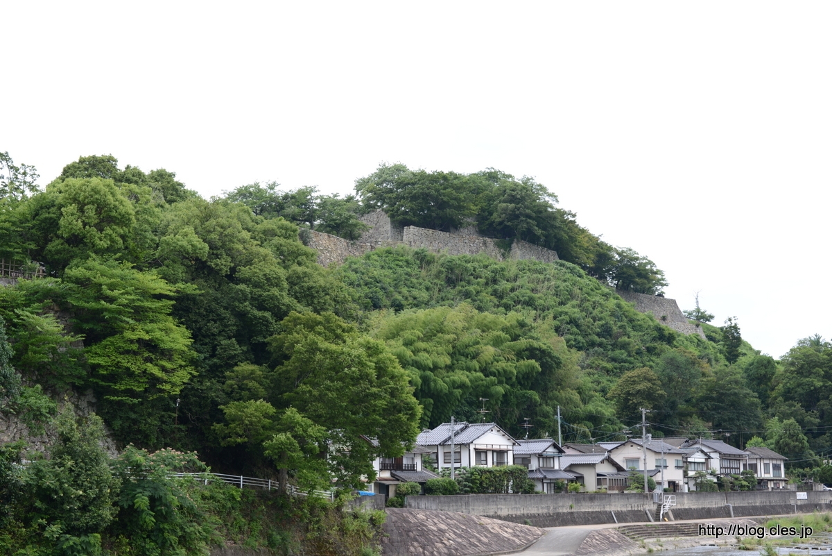 城外からの眺め２+-+津山城跡を散策
