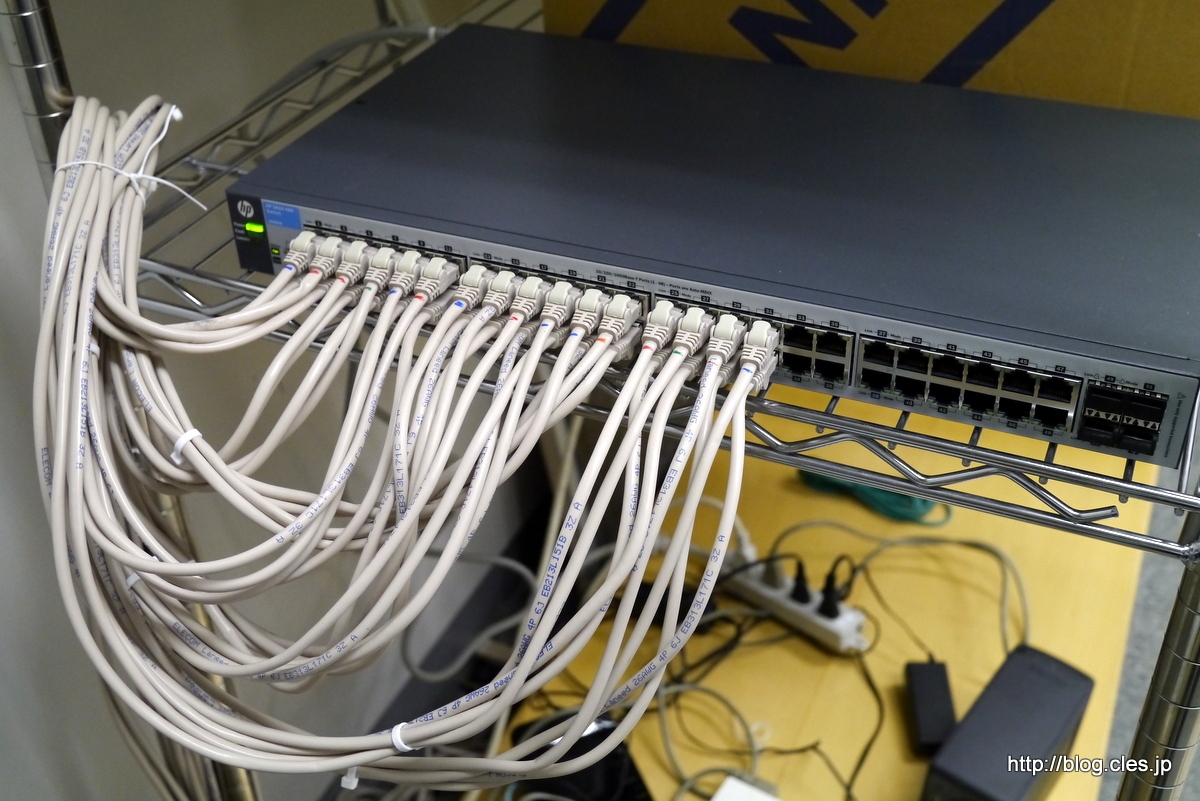 久しぶりの LAN 配線工事