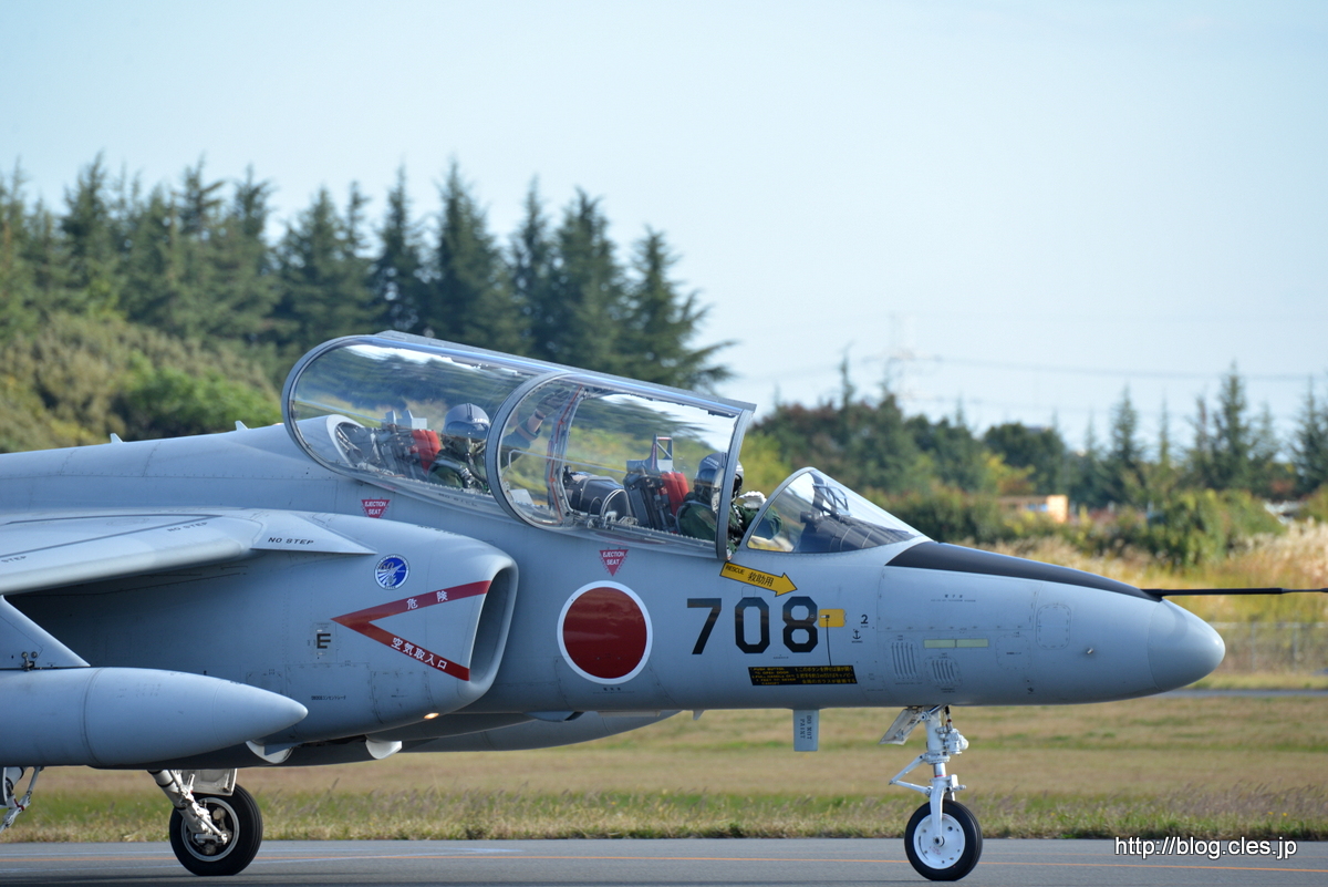 ウェザーチェックフライトを終えた+T-4+-+入間航空祭+2014+に出撃（入場～WX+C&#039;k+FLT編）