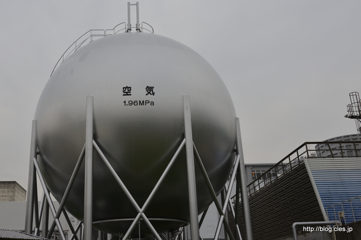 空気タンク+-+JAXA+調布の一般公開+2015にいってきた（風洞編）