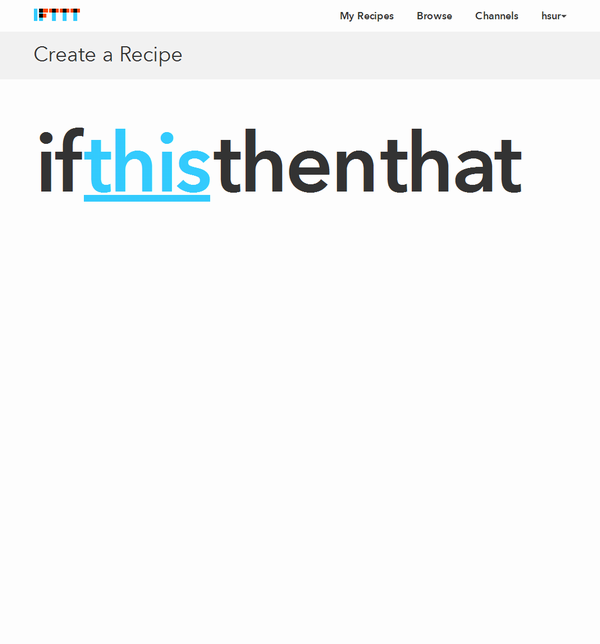Create a Recipe - IFTTT を使って Twitter アイコンを日替わりにする