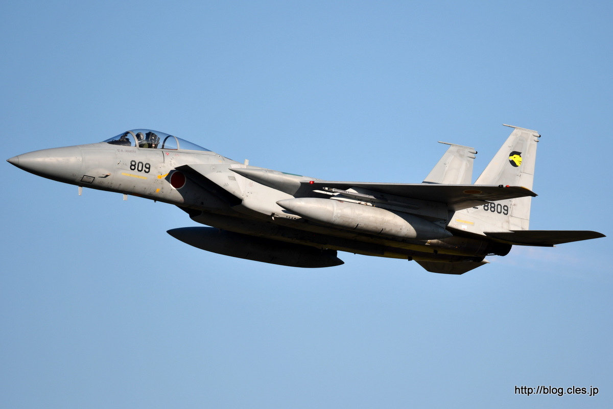 F-15J（22-8809）+-+F-15J+の帰投、そして帰路へ（入間航空祭+2016）