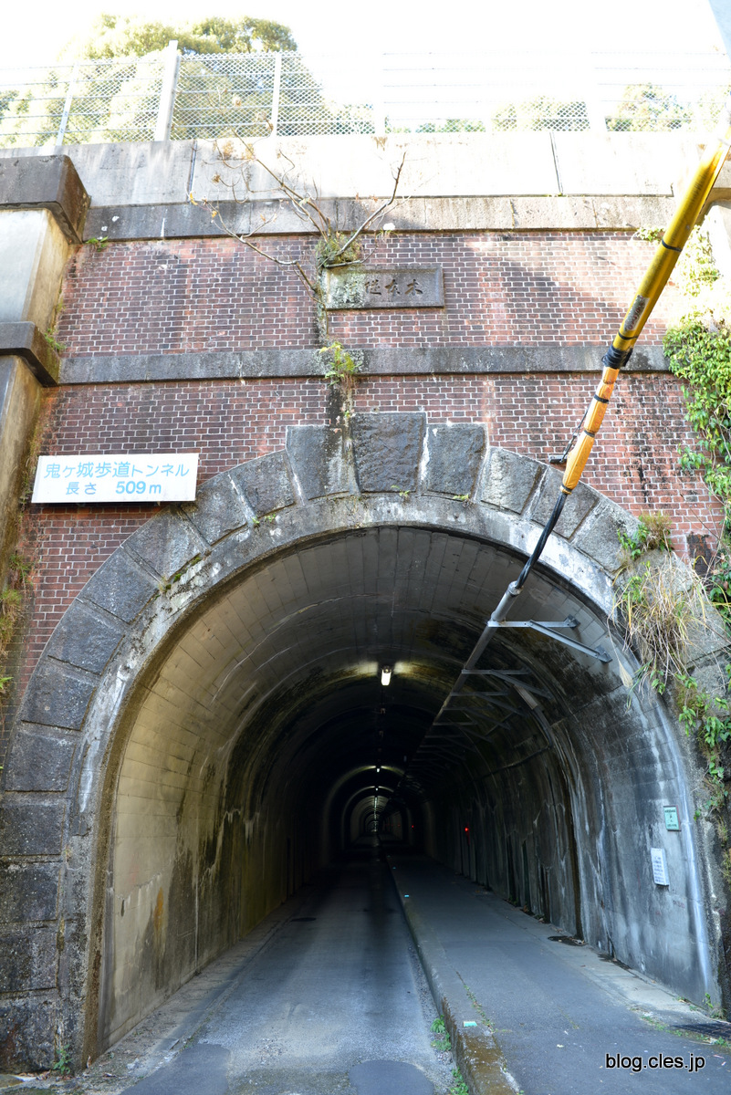 出口+-+選奨土木遺産の「鬼ヶ城歩道トンネル（木本隧道）」