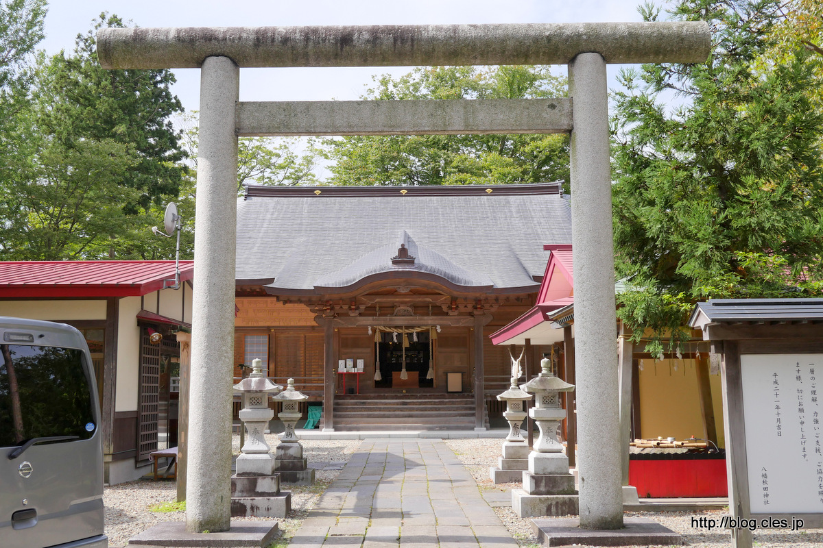社殿+-+八幡秋田神社