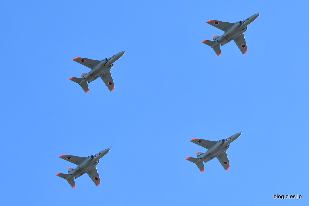 T-4+ダイヤモンド隊形+-+エアフェスタ浜松+2018+事前訓練公開にいってきた