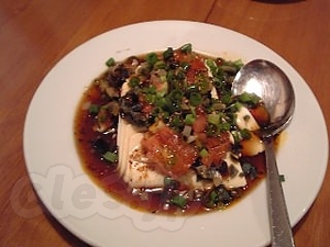 冷たい麻婆豆腐 - 刀削麺 西安飯荘