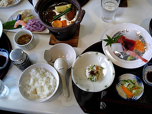 今日の夕食 - ゼミ合宿 in 葉山 2日目