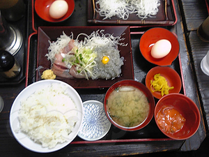 地アジと生シラス２点盛 - ゆうき食堂 part 2