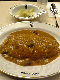 インデアンカレー ルー大盛＆ライス大盛 - インデアンカレー 11/12の一番乗りは我々ですよ！