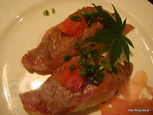 仙台牛 にぎり - 梵天食堂（ディナー編）