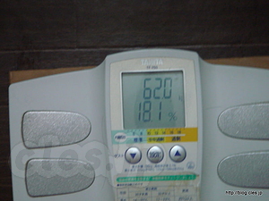 体重計 - 体重がヤバい