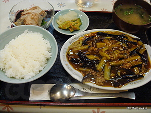 ナス味噌炒め - 中華 いちむら