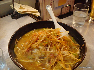 ネギ味噌ラーメン - らーめん北斗 新橋店