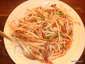 北京ダック（炒め物） - 中国茶房８ 恵比寿店