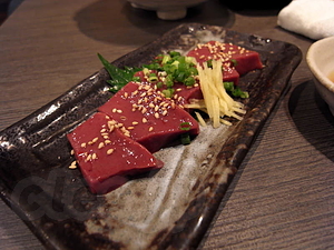 レバ刺し - 焼肉もとやま 白山店（閉店）