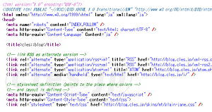 View Source - URL の先頭に view-source: を入れると・・・・