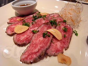 宮崎牛ロースのたたき - 鉄板焼S