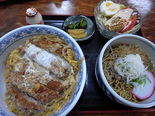 カツ丼セット - そば処 京金
