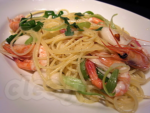 日本橋美人パスタ　甘海老と京野菜で和えたスパゲッティーニ - トラットリア・イタリア 日本橋店（ディナー編）