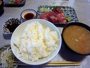 鮪お刺身定食 - 季節料理 千とせ