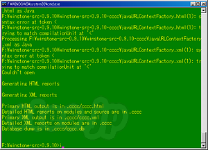CCCC Command - CCCCを利用してメトリクスを計測してみる
