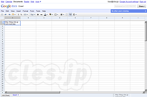 新しいスプレッドシートを開く - Google Apps Scriptで超簡易版RSSリーダーを書いてみた