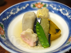 野菜焚合せ - 割烹 嶋村
