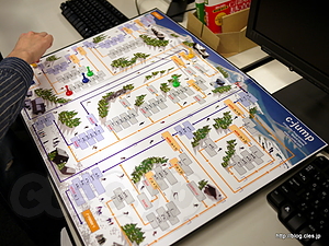 c-jumpのプレイ風景 - プログラミングの基礎が学べるゲーム c-jump