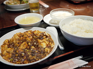 四川麻婆豆腐定食 - 翠蓮