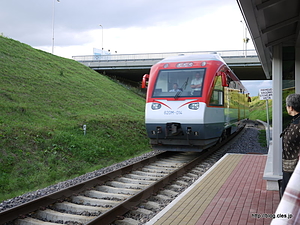 ヴィリニュスの列車 - ヴィリニュスに着きました
