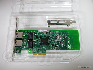 Intel® Gigabit ET Dual Port Server Adapter - いいNICの日らしいので（Intel PRO/1000 ET Dual Port Server Adapter）