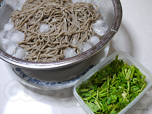 セリそば - 年越しソバはセリ蕎麦で
