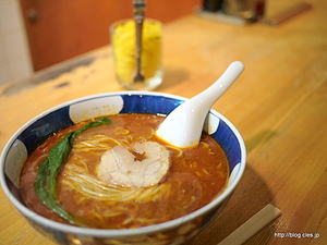 だんだんめん（大辛） - 支那麺はしご 谷中店（閉店）