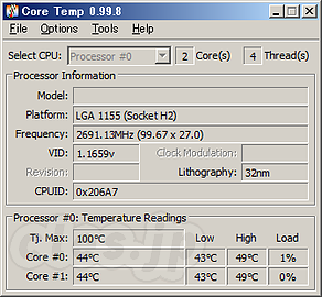 Core Temp - Core Temp