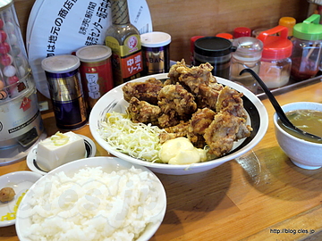 唐揚げ定食 - 二代目蝦夷