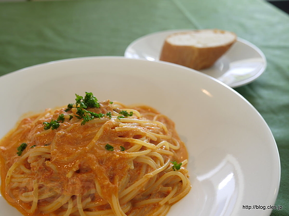 本日のパスタ（ワタリガニのクリームパスタ） - TAVERNA INIZIO
