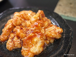 濃厚ホルモン - 炭聖 TANSEI でレバ刺し食べ納め？