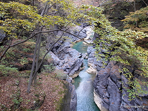 吾妻渓谷の紅葉 - 吾妻渓谷の紅葉
