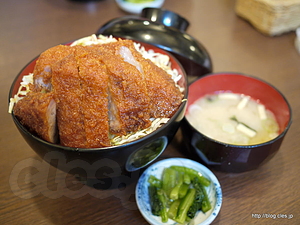 信州産ロースソースかつ丼 - 明治亭のソースかつ丼