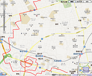 め組の軌跡 - GPS描き初め 2012年版・タツノオトシゴに参加してきた！