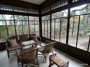 サンルーム - 旧安田楠雄邸庭園を見学