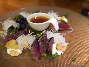 枕崎産　鰹のたたき　ジンジャー風味 - 点（TOMORU） 銀座コリドー街店