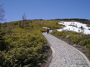 草津白根山 西ルート - 草津白根山の湯釜