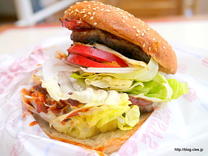 佐世保ダブルバーガー - 海ほたるで佐世保バーガー