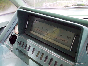０系２２型新幹線 スピードメーター - 青梅鉄道公園