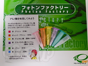 アミノ酸味見セット - KEK 一般公開 2012 に行ってきた