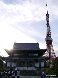 増上寺と東京タワー - 増上寺