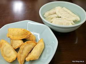 宇都宮みんみん 揚餃子・水餃子 - 来らっせで宇都宮餃子を堪能