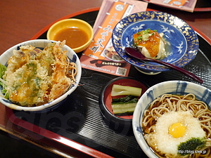 味噌天丼セット - いずみ屋